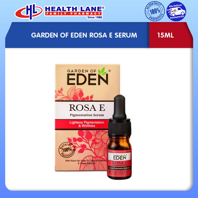 GARDEN OF EDEN ROSA E SERUM (15ML)